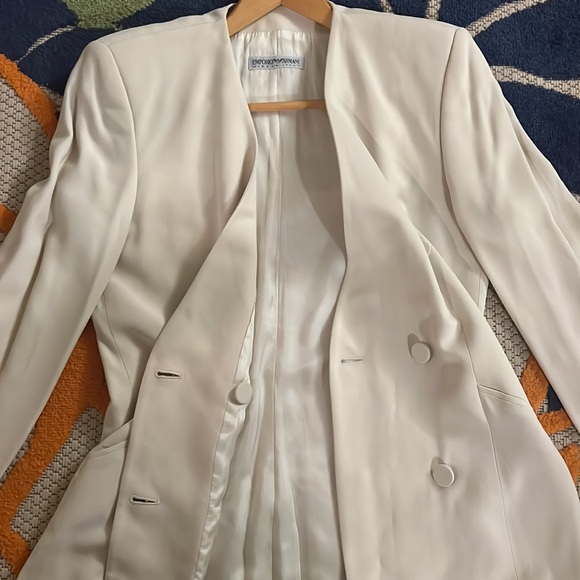 Emporio Armani Vintage Blazer And Pants Suit Set Made In Italy - Picture 10 of 15